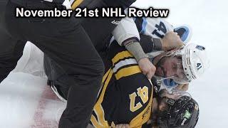 Reviewing November 21st NHL Games