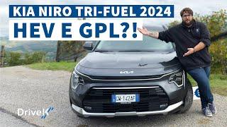 CONSUMI da CAPOGIRO per la PRIMA HEV GPL! |  KIA NIRO TRI-FUEL 2024