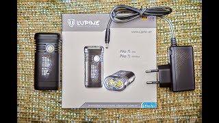 Unboxing: Lupine Piko TL MiniMax LED rechargeable flashlight 1500 Lumen.