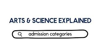 Admission Categories at Arts & Science | University of Toronto