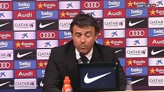 Luis Enrique pleased with 'very...