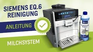 Siemens EQ 6 MilkClean Milchsystem Reinigung - Anleitung - Reinigen der EQ.6 mit Milchsystemreiniger