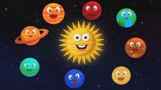 Planeten Lied | Vorschulvideo | Baby-Songs | Learn Solar System | Planets Rhyme | Children Song