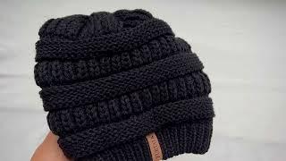 ️ Cozy Winter Hats for Women | Fleece-Lined Knit Beanie for Warmth & Style! 