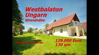 Ungarn Westbalaton Haus in Strandnähe am Plattensee