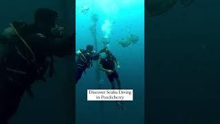 Get adventure crazy! Scuba dive with ur friends in #pondicherry this year. Contact us @ 6384445248