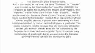Tracians are Bulgarians
