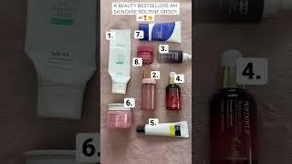 K BEAUTY STYLEVANA BESTSELLERS AM SKINCARE ROUTINE ORDER  #kbeauty #stylevana #skincare