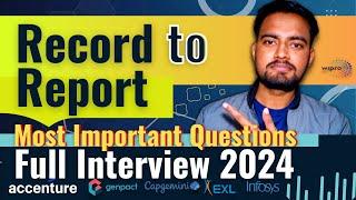 Record to Report Most Important Questions and Answer | R2R Full Interview 2024 | Corporate Wala R2R