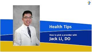 Catholic Health Physician Partners: Dr. Jack Li