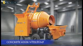 How does concrete mixer with pump work? How to choose a suitable concrete mixer with pump？