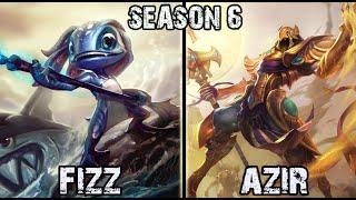 Ahq Westdoor Fizz vs Azir MID Ranked Challenger Korea