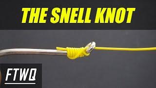 Fishing Knots: The EASIEST Snell Knot EVER! - How to tie Fishing Line to a Hook!