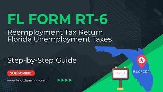 Florida Form RT-6 for Reemployment Taxes - Step-by-Step Example