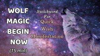 Switchword for Quick Wish Manifestation | Wolf Magic Begin Now