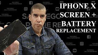 Make $108 in Profit | iPhone X Screen Repair + Battery Replacement