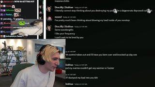 xQc Reads DM's Between Moonmoon & GTA RP Streamer he Cheated on his Wife with