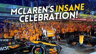 McLaren's INSANE F1 celebration!