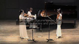 Sarasate - Zigeunerweisen(Gypsy Air) for 2 violins and piano 강드보라, 김윤경, 변혜정