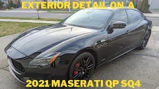 ASMR Car Detail | 2021 Maserati QP | Exterior Auto Detailing | Lake Stevens Auto Detailing