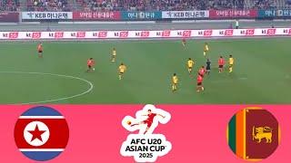  LIVE: North Korea vs Sri Lanka u20, AFC U20 ASIAN CUP 2025 Qualifiers, Live Match Updates