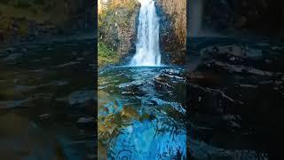 waterfall beautiful short #travel #swetzerland