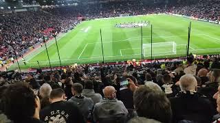 Manchester United - P.A.O.K. FC  2 - 0, PAOK fans