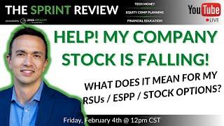 HELP! My Company Stock Is Falling! What Does It Mean For My RSUs / ESPP / Stock Options?