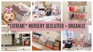 ORGANIZING MY BEST FRIENDS NURSERY | EXTREME NURSERY ORGANIZE AND CLEAN WITH ME | Tara Henderson