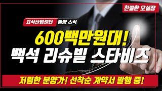 천안 백석 리슈빌 스타비즈 지식산업센터 선착순 호실 배정 중! 600만원대 착한 분양가