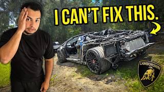 Rebuilding A Stripped $400,000 Lamborghini Aventador That Everyone Gave Up On