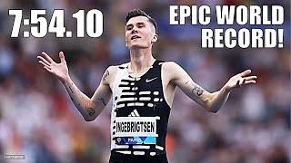 Jakob Ingebrigtsen SMASHES The Unbreakable World Record!! || 2023 Diamond League Paris - 2 Mile Run