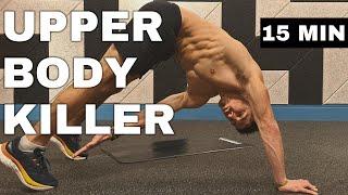 The Best 15-Min Upper Body HIIT – Burn Fat & Build Strength 