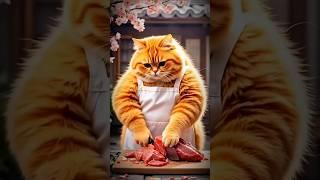 "Chef Meow’s Kitchen: The Cat Who Cooks! " #cartoons #cat #animatin #catfunny #kitty #chef