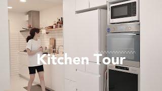 Kitchen Tour │ 極簡溫馨白色系廚房！‧ 動線規劃 ‧ 廚房家電心得 ‧ 懶人婚姻救星洗碗機 ‧ 瞬熱淨水機 │ Lenna Wang #開箱 #廚房 #kitchentour