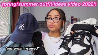 SPRING OUTFIT IDEAS 2022 *pinterest inspired* (ft. dossier)