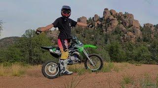 Kx65 pitbike first ride!