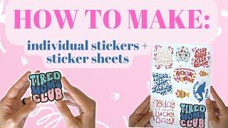 DIY Stickers: How to make stickers with your Cricut