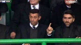 Greame Murty Interview / Pedro Caixinha  Watching From The Stand at Celtic Park