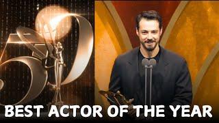 Mert Yazıcıoğlu Wins Best Actor at the Pantene Golden Butterfly Awards 2024 for Kızıl Goncalar!