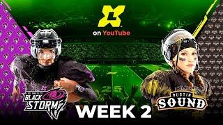 X League | 2022 Season | Week 2, Full Length Game | Los Angeles Black Storm vs Austin Sound