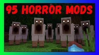 I played Minecraft with 95 HORROR MODS