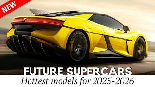 Top 10 Future Supercars Pushing for the Whisper-Quiet Evolution