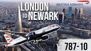 British Airways 787-10 | London to Newark | Transatlantic Flight in Economy