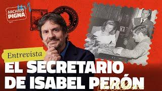 Documento Exclusivo: Dr Julio González el secretario legal y técnico de Isabel Perón.