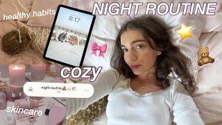 COZY FALL NIGHT ROUTINE!  self care, journaling, & evening habits that changed my life!