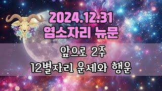 ⭐별자리운세⭐12/31 염소 뉴문부터 2주 동안_소원 타이밍_소원 키워드