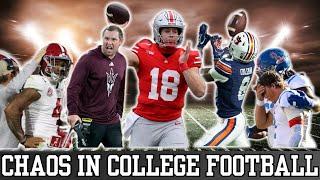 CHAOS! | ATB Top 12 Rankings | Ohio State Dominates | Alabama, Ole Miss Choke | CFP Lookahead