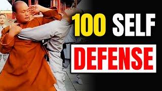 100 Shaolin Kung Fu Self Defense Techniques| How To Protect Yourself?!