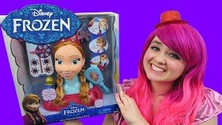 Disney Frozen Anna Majestic Styling Head | TOY REVIEW | KiMMi THE CLOWN